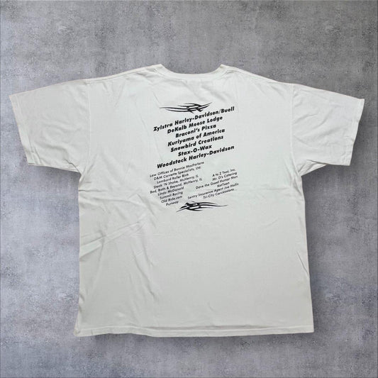 ハーレーダビッドソン ブルウィンクル anvil 白 2XL co-u-2505-033