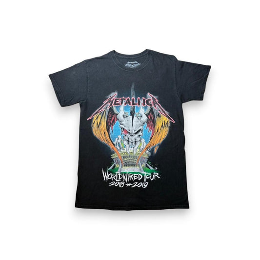METALLICA メタリカ WORLD WIRED ツアー バンドT 黒 S ba-u-2505-065