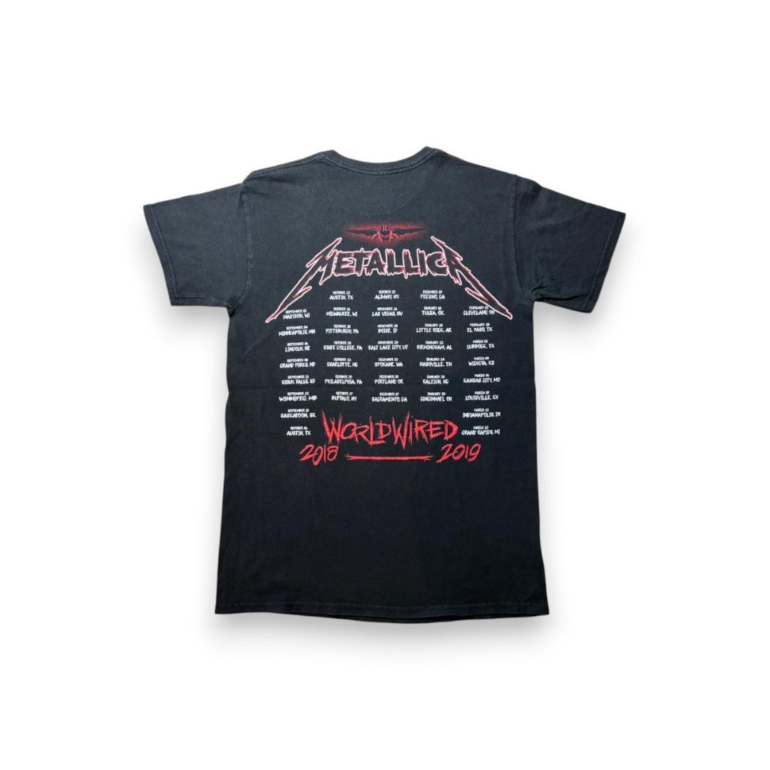 METALLICA メタリカ WORLD WIRED ツアー バンドT 黒 S ba-u-2505-065