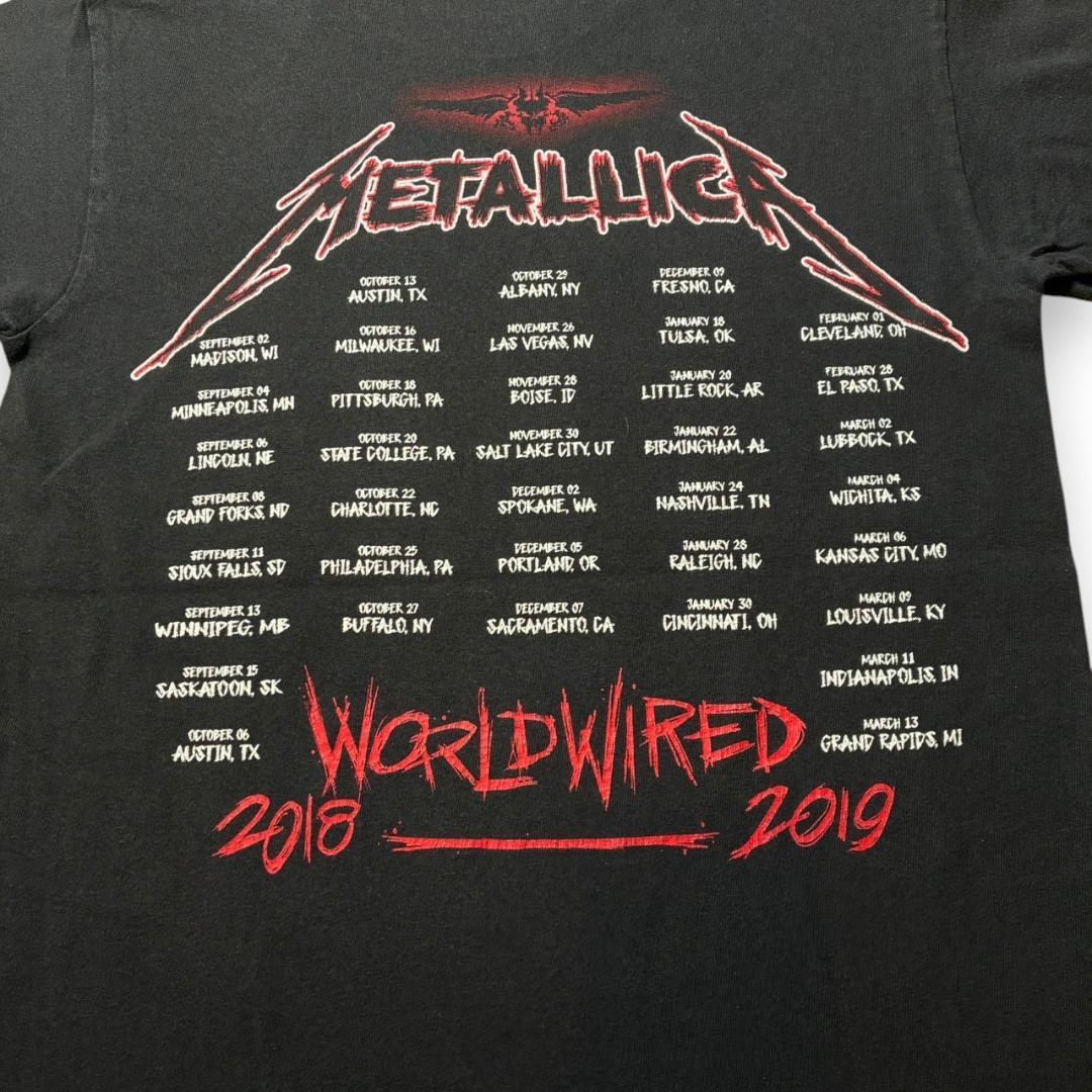 METALLICA メタリカ WORLD WIRED ツアー バンドT 黒 S ba-u-2505-065