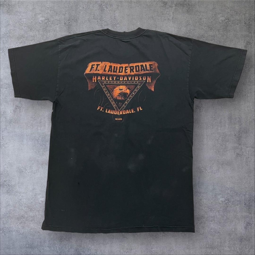 ハーレーダビッドソン 2004 FT.LAUDERDALE 黒 XL co-u-2505-032
