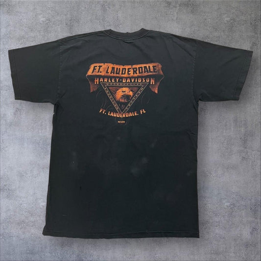 ハーレーダビッドソン 2004 FT.LAUDERDALE 黒 XL co-u-2505-032