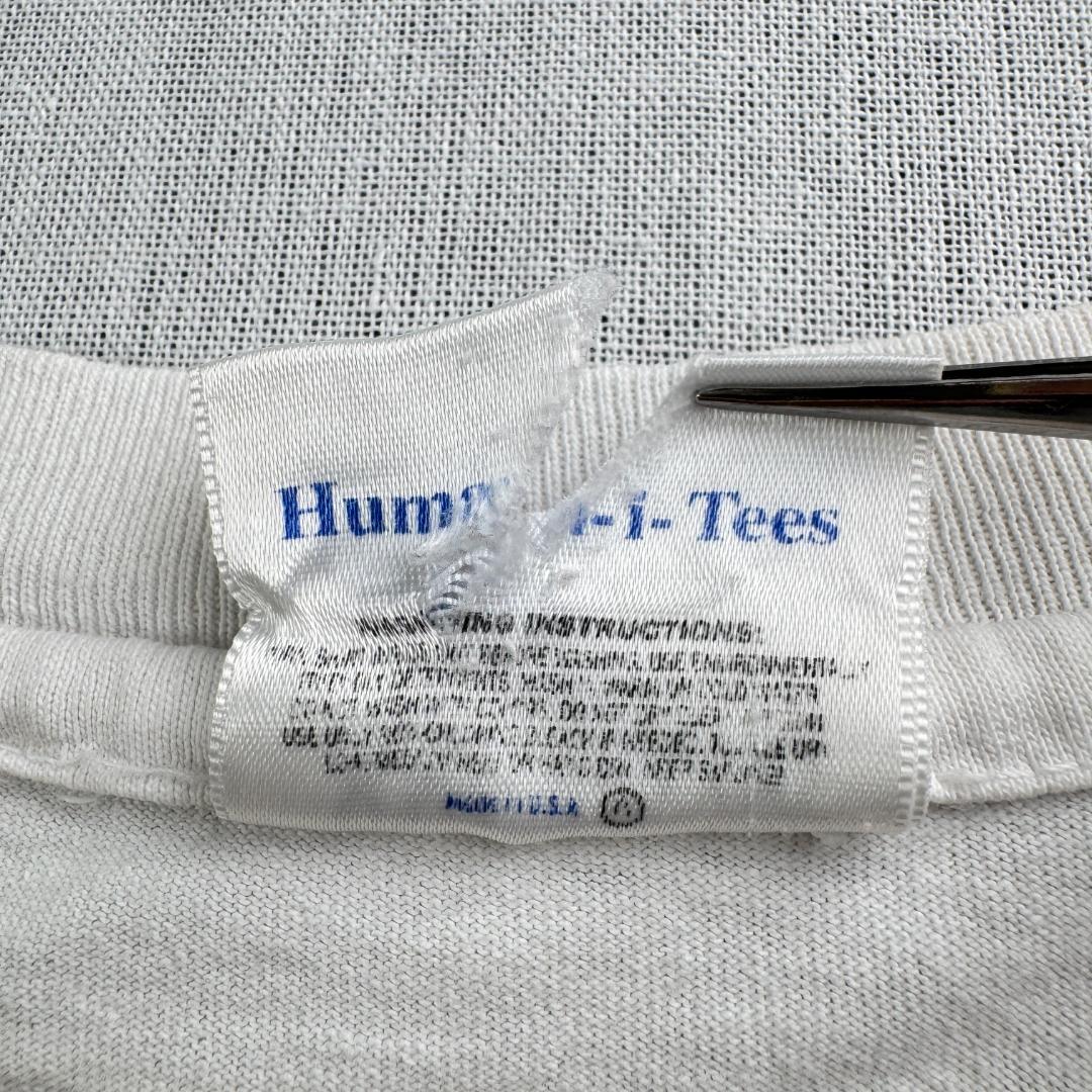 90s カエル Tシャツ アートT human-i 白 a-u-2505-071