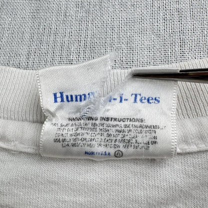 90s カエル Tシャツ アートT human-i 白 a-u-2505-071
