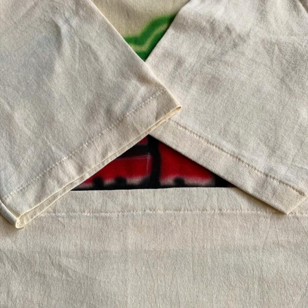 90s USA製 アート Hanes エアブラシ Tシャツ o-000002