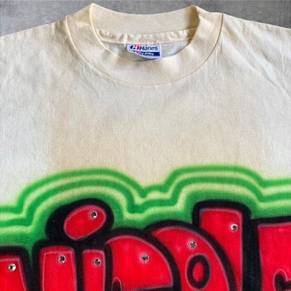 90s USA製 アート Hanes エアブラシ Tシャツ o-000002