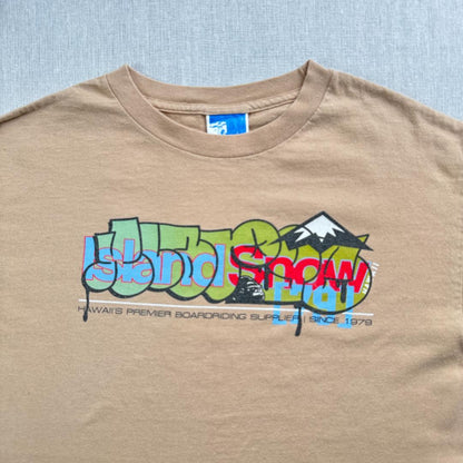 90s エクストララージ xlarge USA製 Tシャツ ベージュ br-u-2505-002