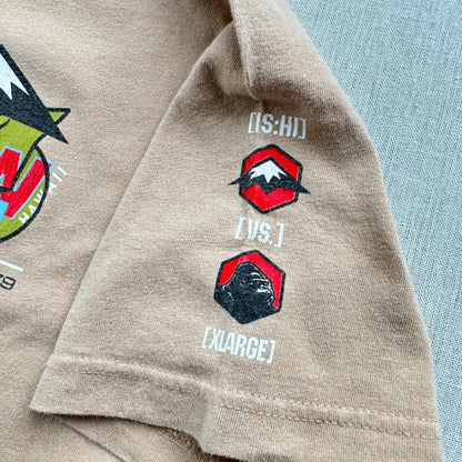 90s エクストララージ xlarge USA製 Tシャツ ベージュ br-u-2505-002