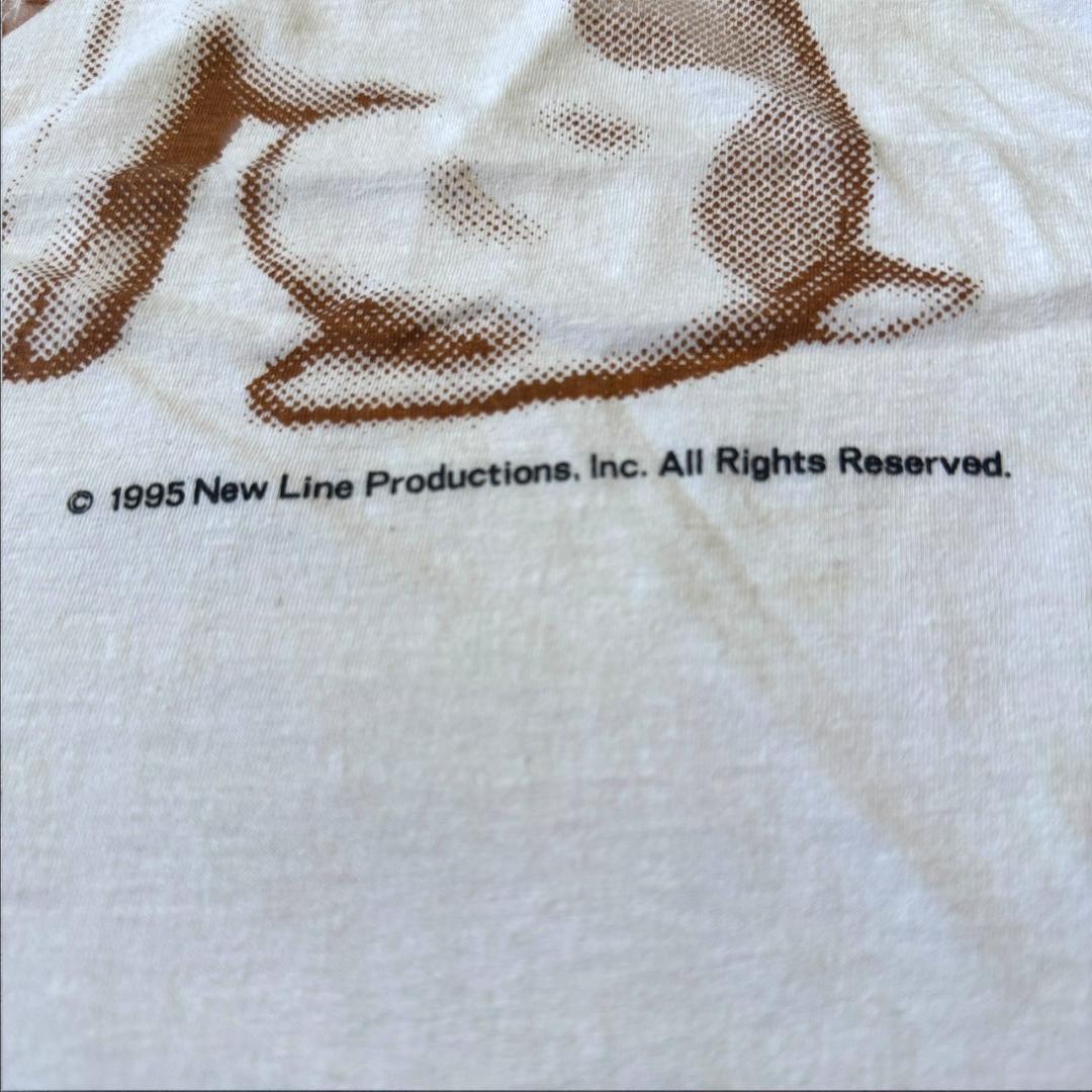 90s THE MASK ムービーT マスク T 映画 Tシャツ 犬 z-000028