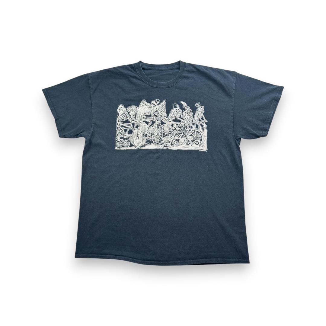 90s 00s メキシカン アート Tシャツ L ドンキホーテ POSADA D a-000035