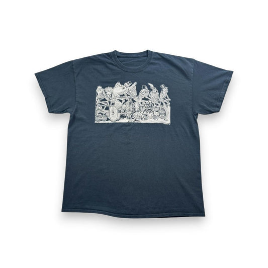 90s 00s メキシカン アート Tシャツ L ドンキホーテ POSADA D a-000035