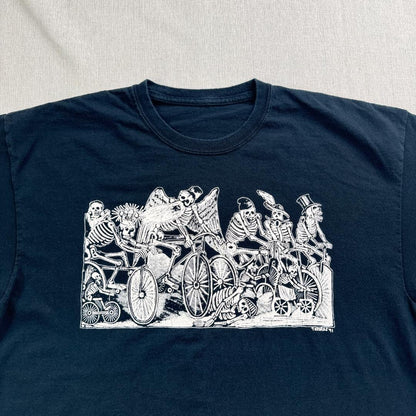 90s 00s メキシカン アート Tシャツ L ドンキホーテ POSADA D a-000035