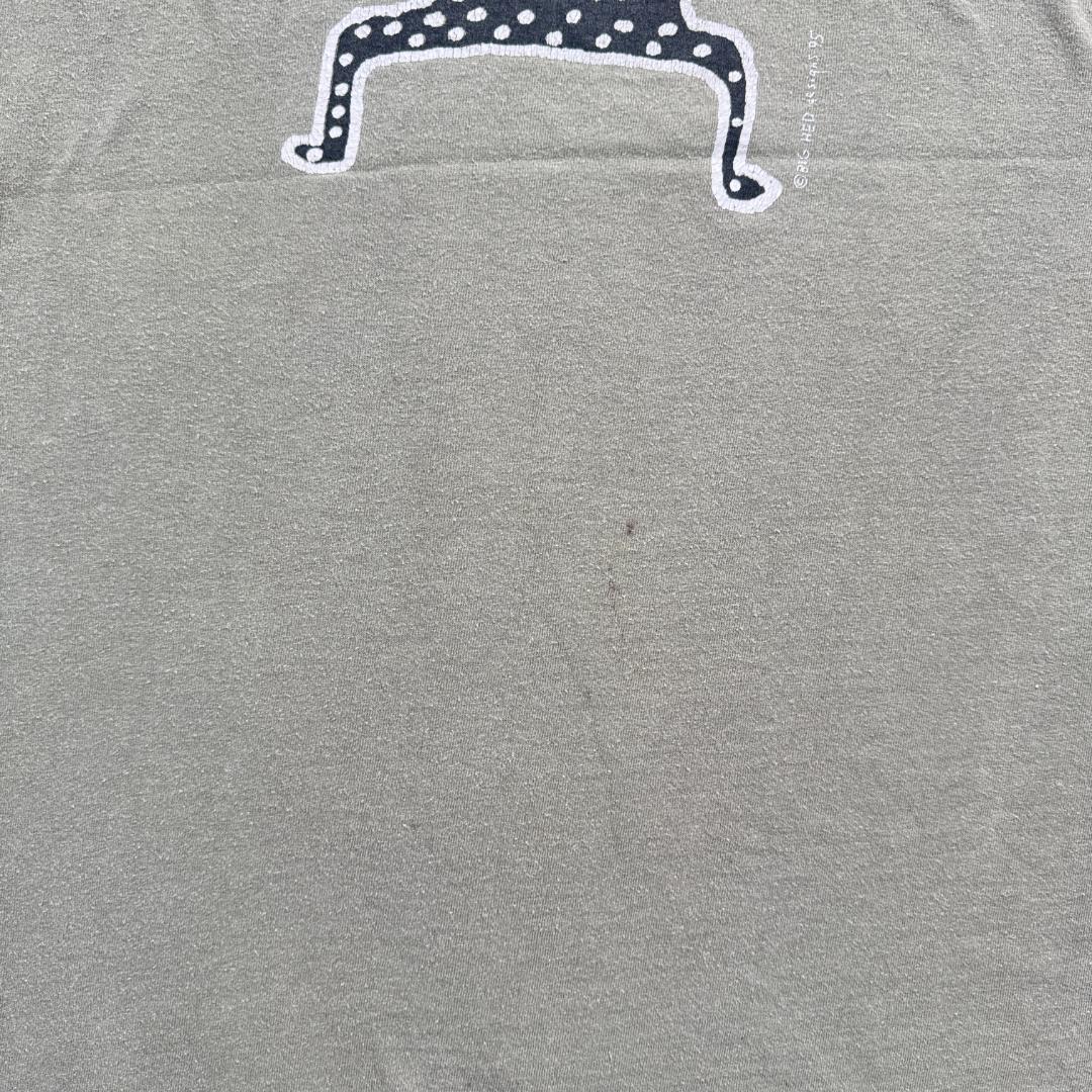90s Tシャツ BIGHED ビッグヘッド カーキ a-u-2505-003