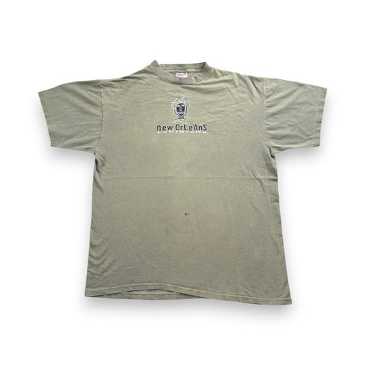 90s Tシャツ BIGHED ビッグヘッド カーキ a-u-2505-003