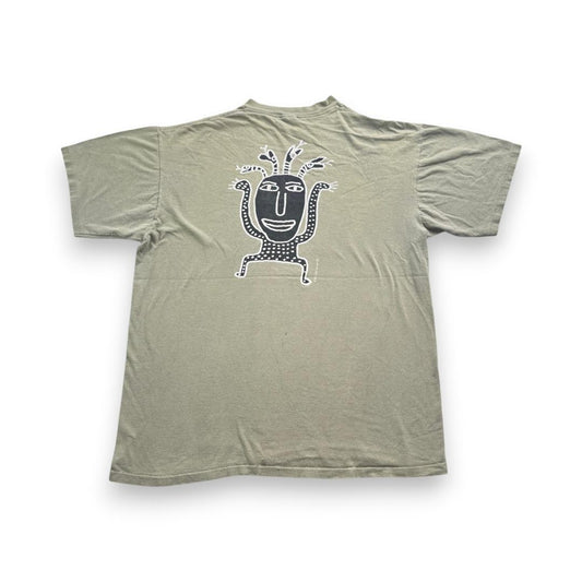 90s Tシャツ BIGHED ビッグヘッド カーキ a-u-2505-003