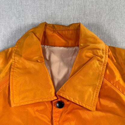 80s デサント スタジャン オレンジ コートジャケット Oサイズ ja-u-2505-014