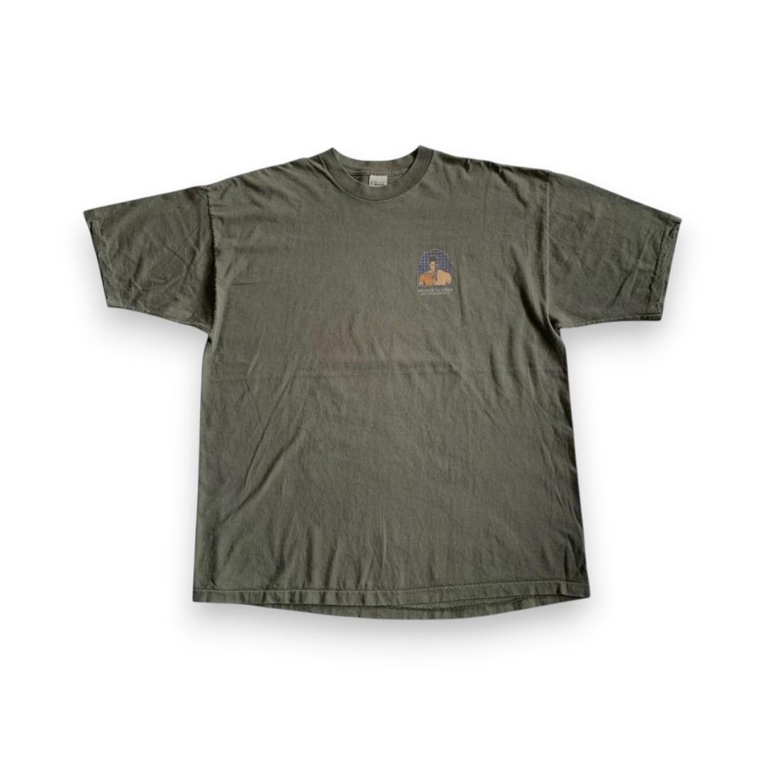 90s USA製 Tシャツ Promise Keepers カーキ o-000023