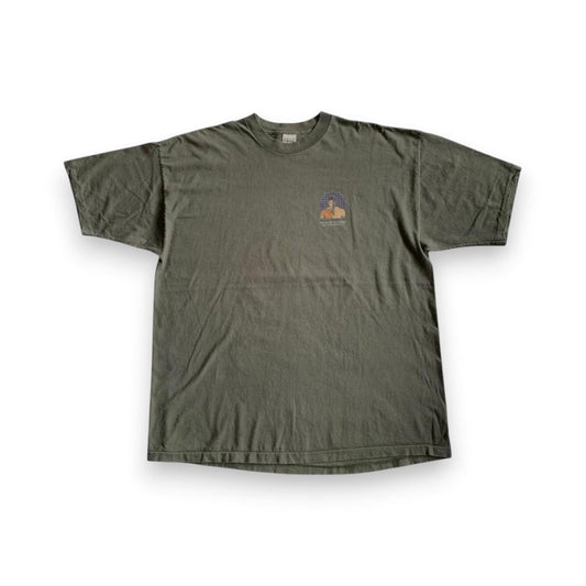 90s USA製 Tシャツ Promise Keepers カーキ o-000023