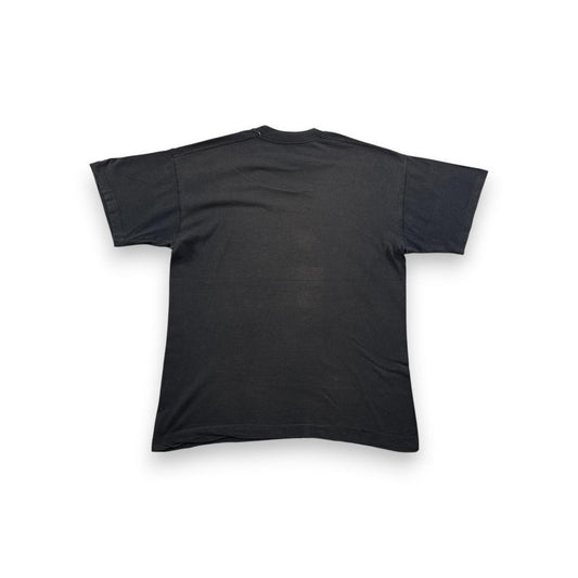 90s Tシャツ レオナルド ダヴィンチ アート ROMA 黒 a-t-2505-004