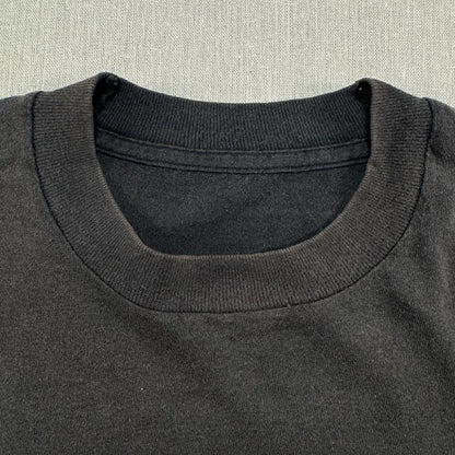 90s Tシャツ レオナルド ダヴィンチ アート ROMA 黒 a-t-2505-004