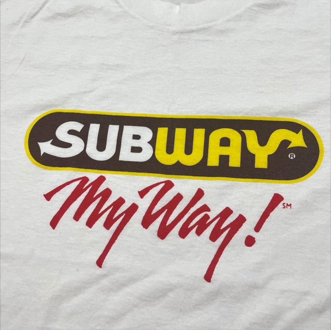 90s 企業T サブウェイ SUBWAY USA製 XL co-u-2505-037
