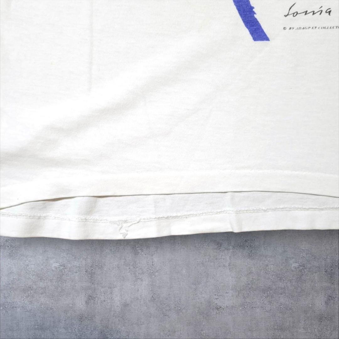 90s Sonia Delaunay Tシャツ 美術館 白 a-000044